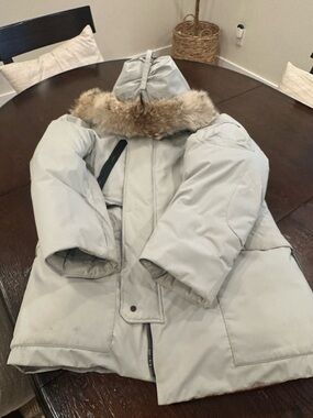 Victorinox Light Grey/Tan Down Jacket